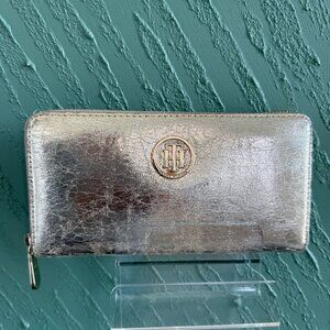 Tommy Hilfiger Silver Long Wallet